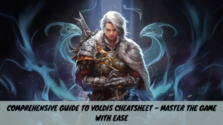 Comprehensive Guide to Voldis Cheatsheet – Master the Game with Ease