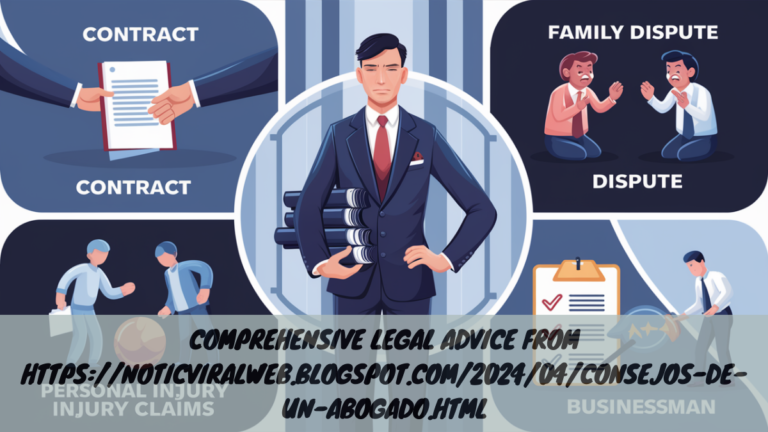 Comprehensive Legal Advice from https://noticviralweb.blogspot.com/2024/04/consejos-de-un-abogado.html